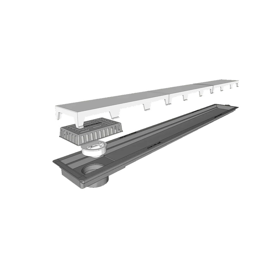 Ralo Linear Em Pvc