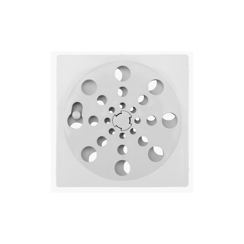 Grelha Abre E Fecha Completo Basic Branco 10x10 - Simmetria